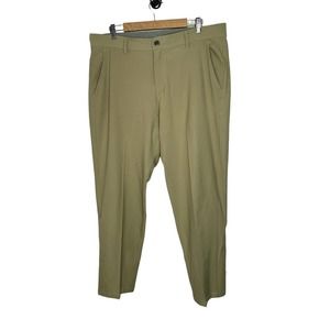 Free Fly Mens Pants 38X32 Stretch Pockets Outdoor Comfort Straight Leg Chino Tan